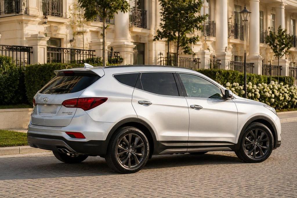 Hyundai Santa Fe, 2.0 L, 2017 il, 65 000 km — Avtomobillər, Bakı (4)