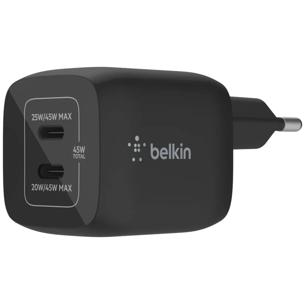 Adapter Belkin Usb-с PD Wall Charger with PPS 45W Black — Şarj cihazları, Bakı