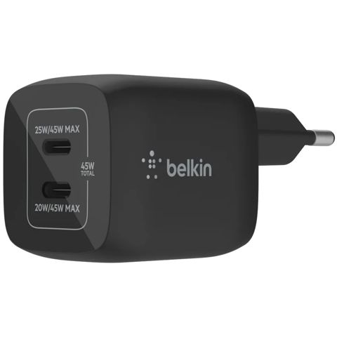 Adapter Belkin Usb-с PD Wall Charger with PPS 45W Black — Bakı