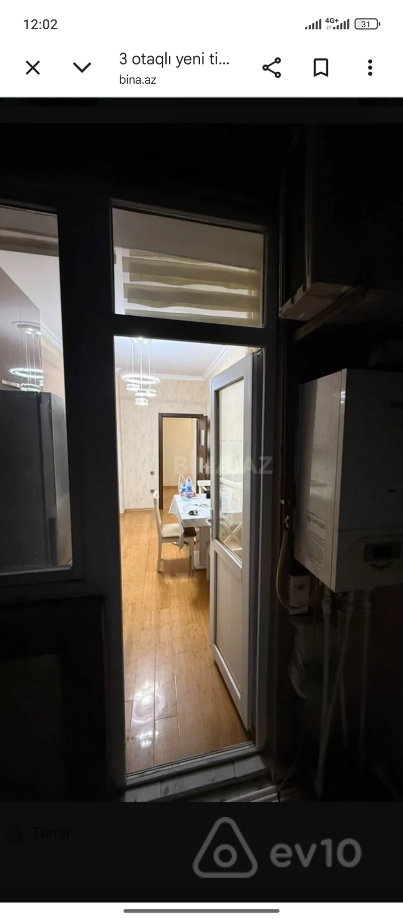 3 otaqlı mənzil, 90 m², Xırdalan — kirayə — Mənzil, Xırdalan (5)