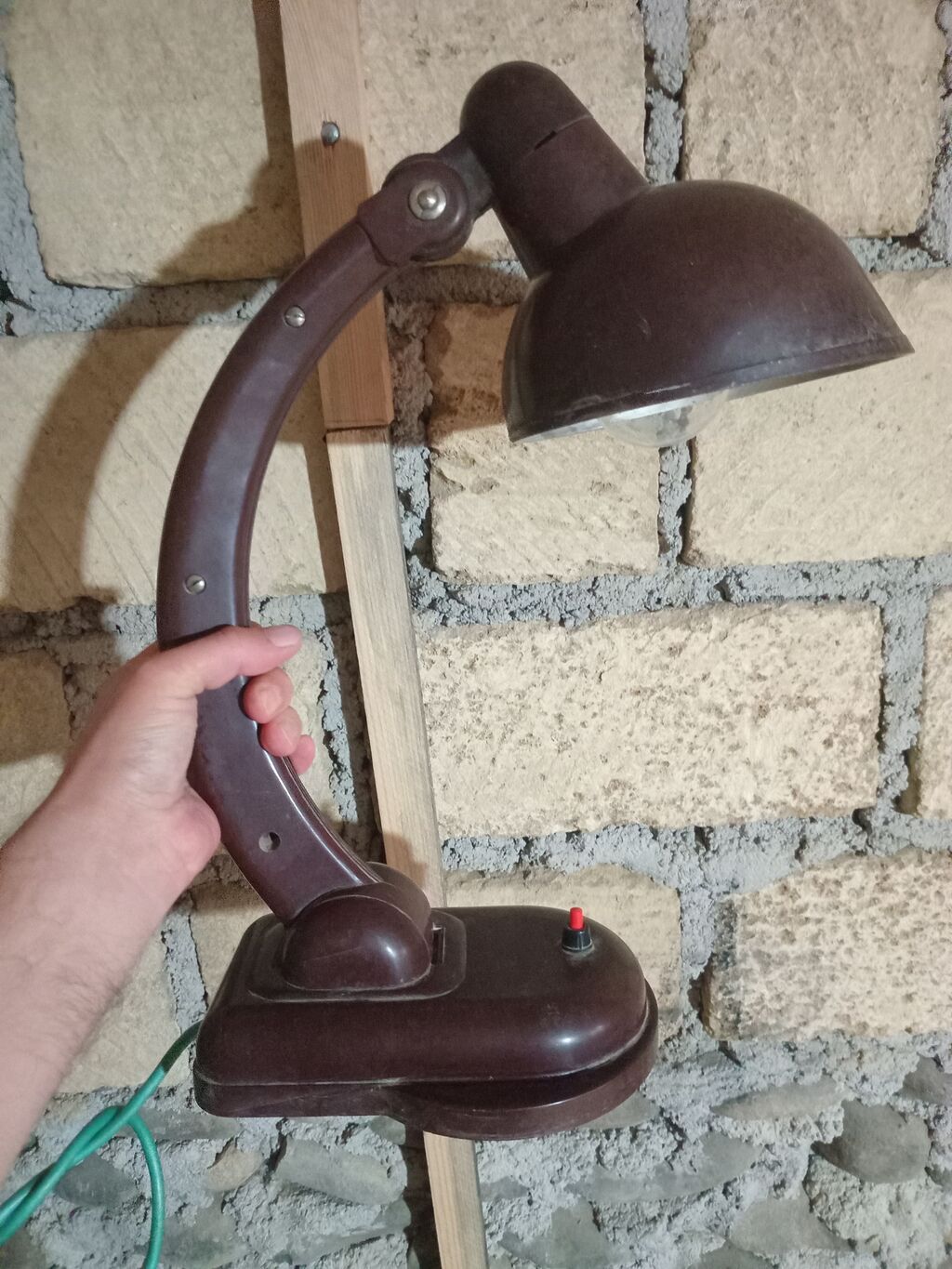 Məhsul: Retro masa lampası Təsvir: - Klassik “gooseneck” üslublu masa — Döşəmə və stol lambaları, Gəncə (3)