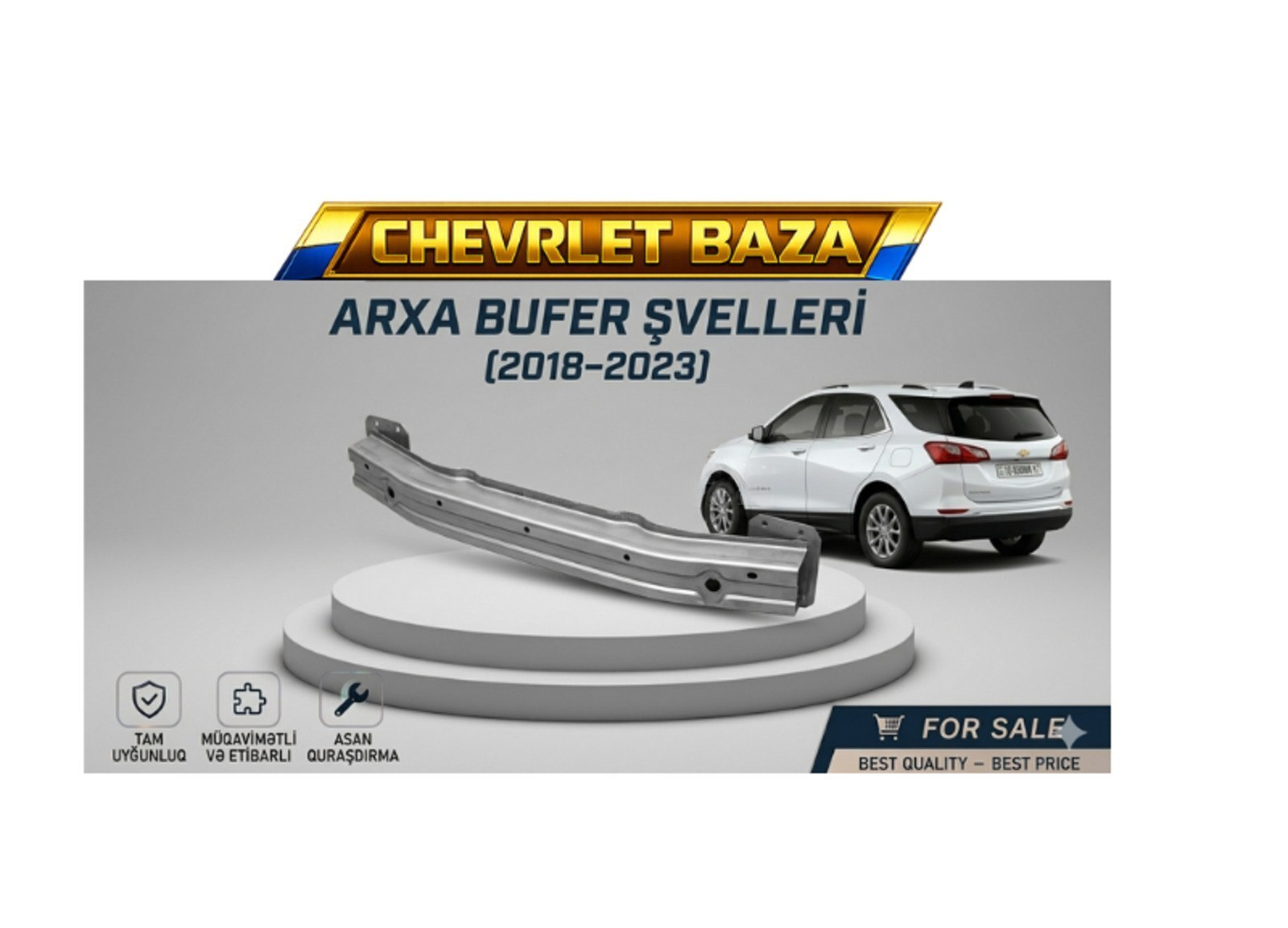 Arxa bufer şvelleri Chevrolet Equinox (2018-2023) — Sumqayıt