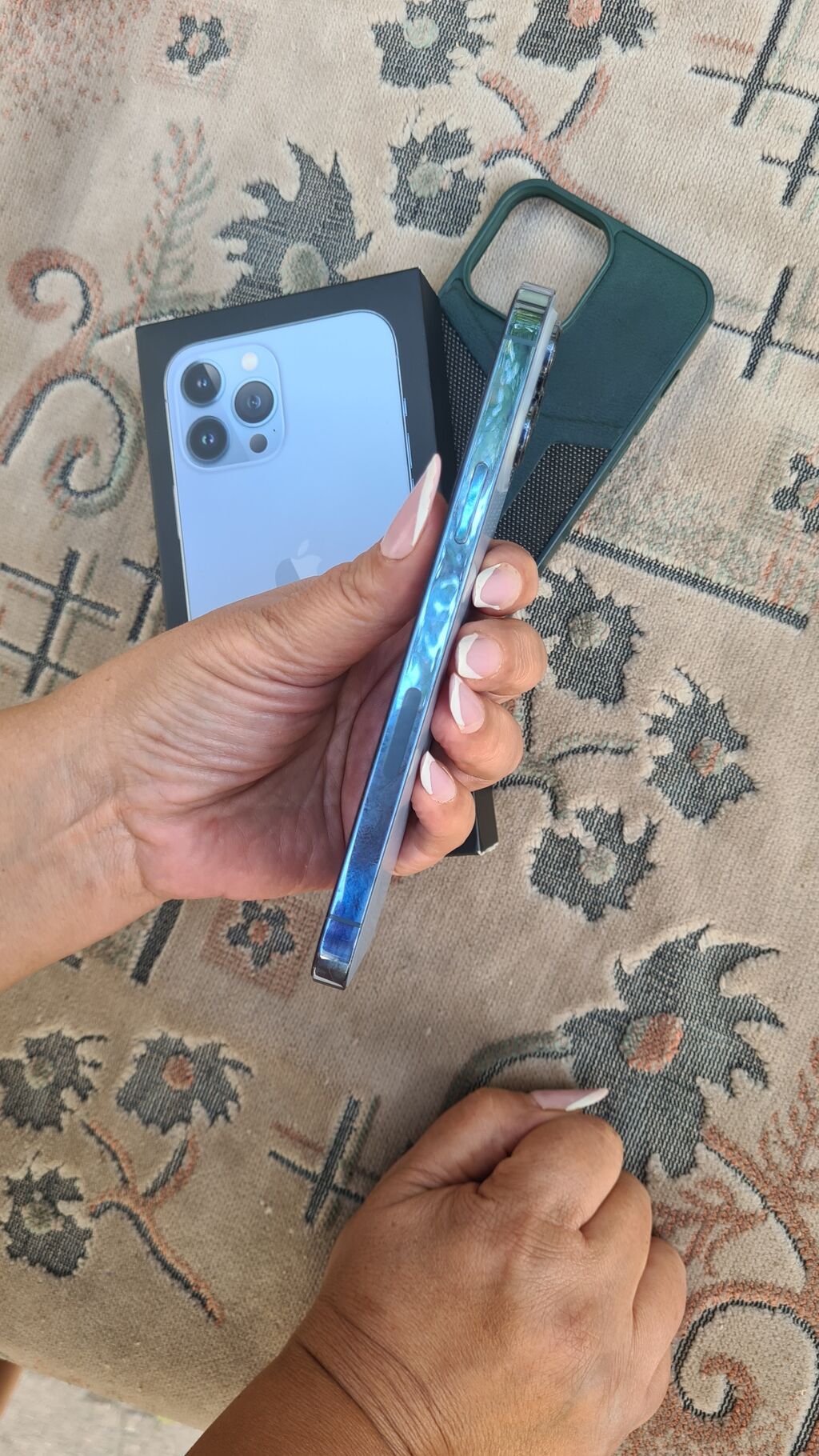 IPhone 13 Pro Max, 256 GB, Blue Titanium, Simsiz şarj, Face ID — Apple iPhone, Bakı (3)