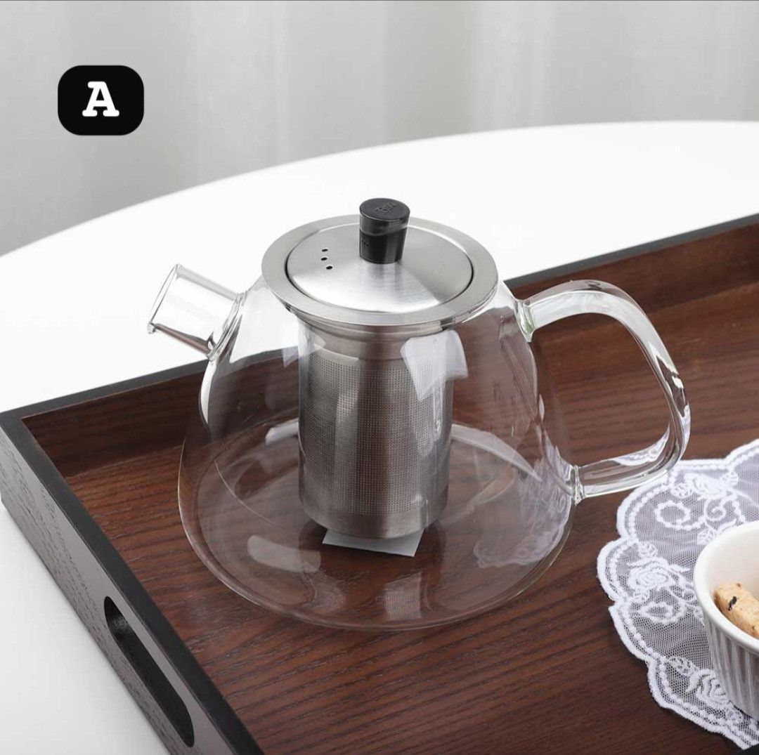 Dəmləmə çaydanı 1500 ml Şüşə Şəffaf — Mallar, Bakı (2)