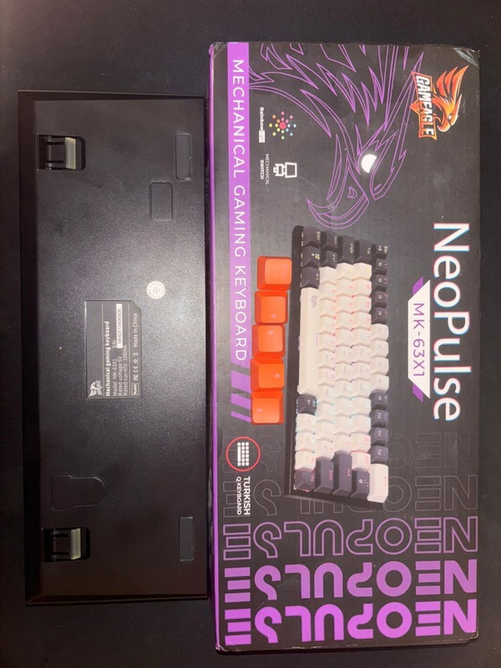 Məhsul: Gamepower NeoPulse MK-63X1 mexaniki oyun klaviaturası — Klaviaturalar və siçanlar, Bakı (2)