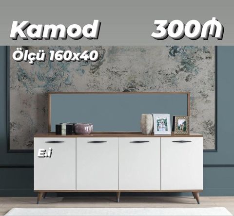 Kamod – güzgülü Ölçü: 160 40 sm Qiymət: 300₼ - Dördkapılı geniş — Digah
