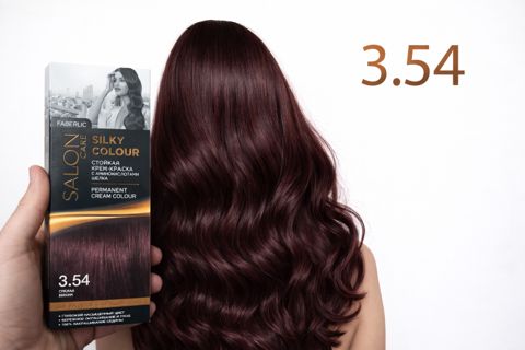 Saçlar üçün krem-boya No Brand Salon Care 3.54 Спелая вишня, 100 ml — Bakı
