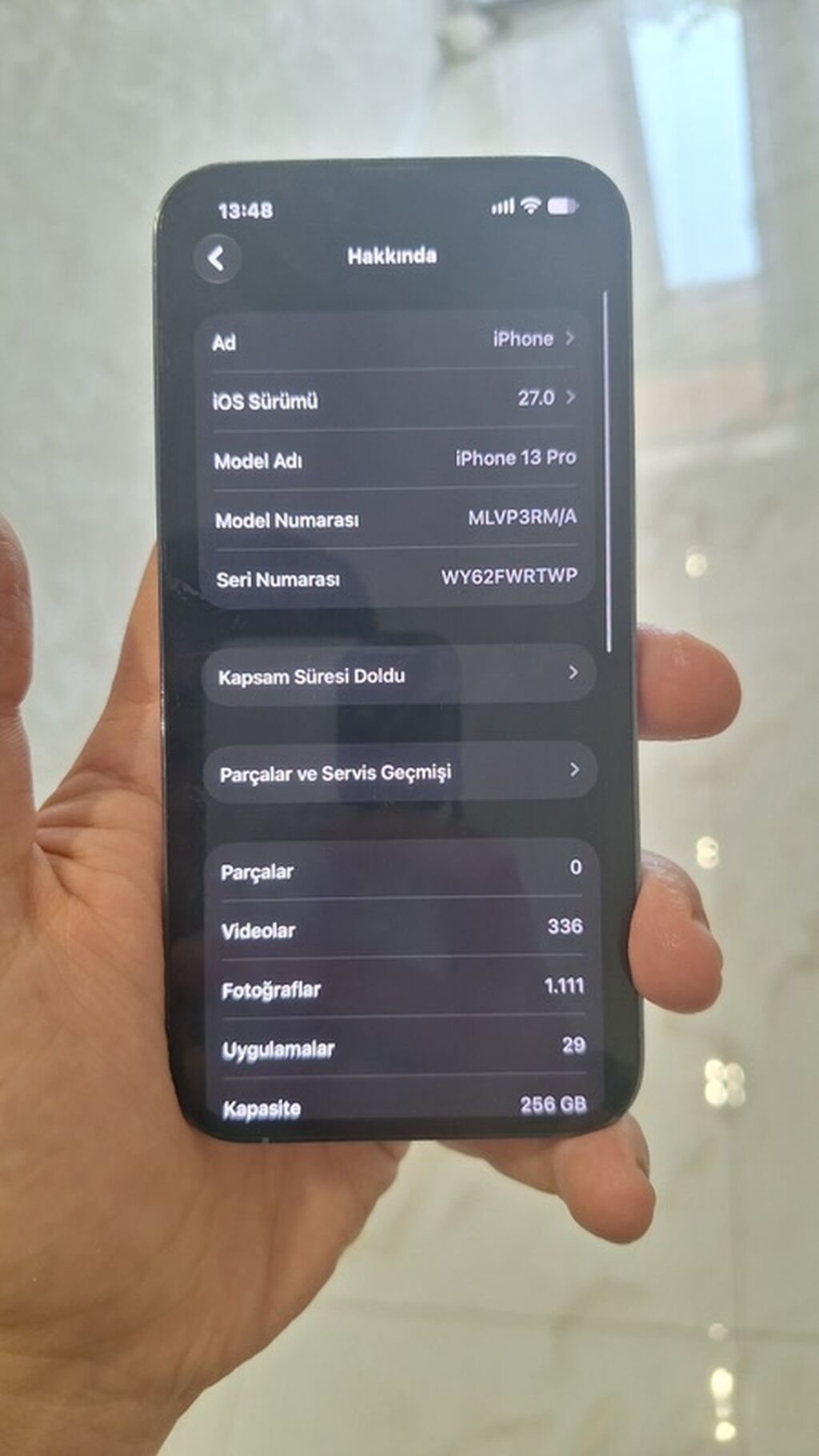 IPhone 13 Pro, 256 GB, Mavi, Face ID — Apple iPhone, Biləsuvar (5)