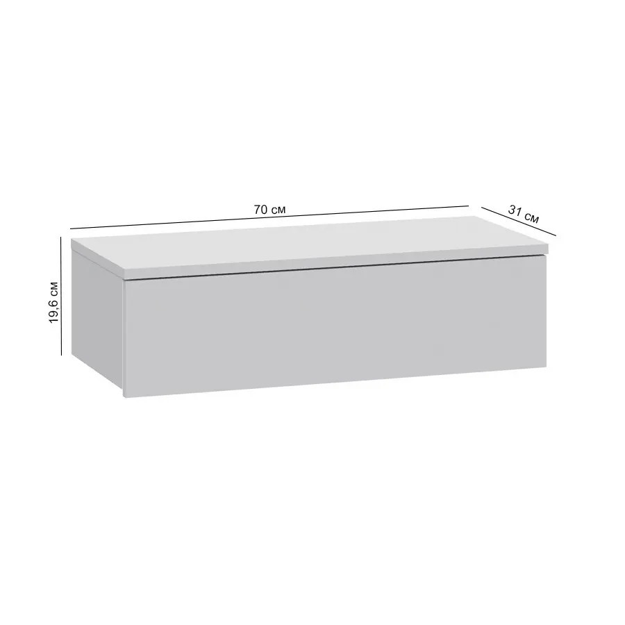 Makiyaj masası 8239, bej, laminat, 20х31х70 sm — Mallar, Bakı (2)