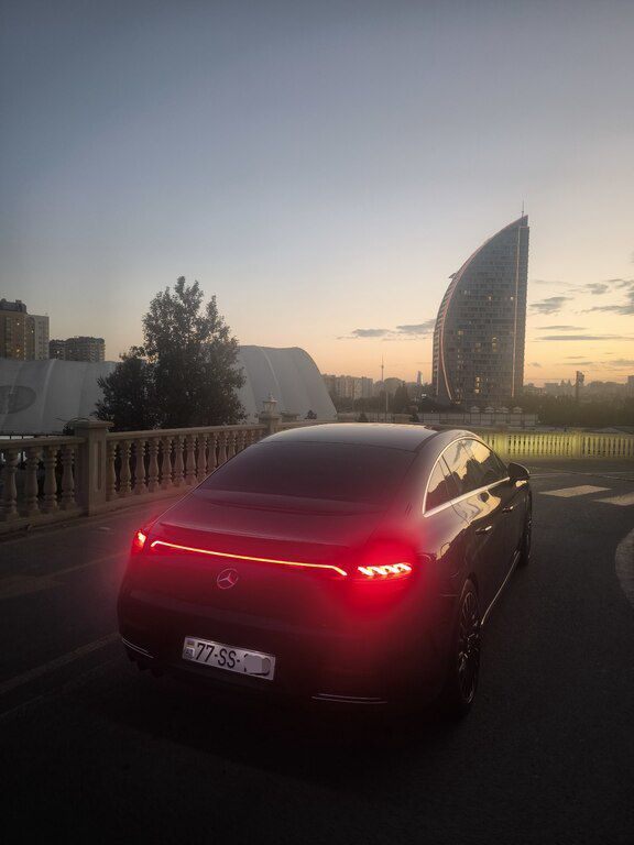 Mercedes EQE 350, 96 kWh, 2022 il, 72 000 km — Avtomobillər, Bakı (5)