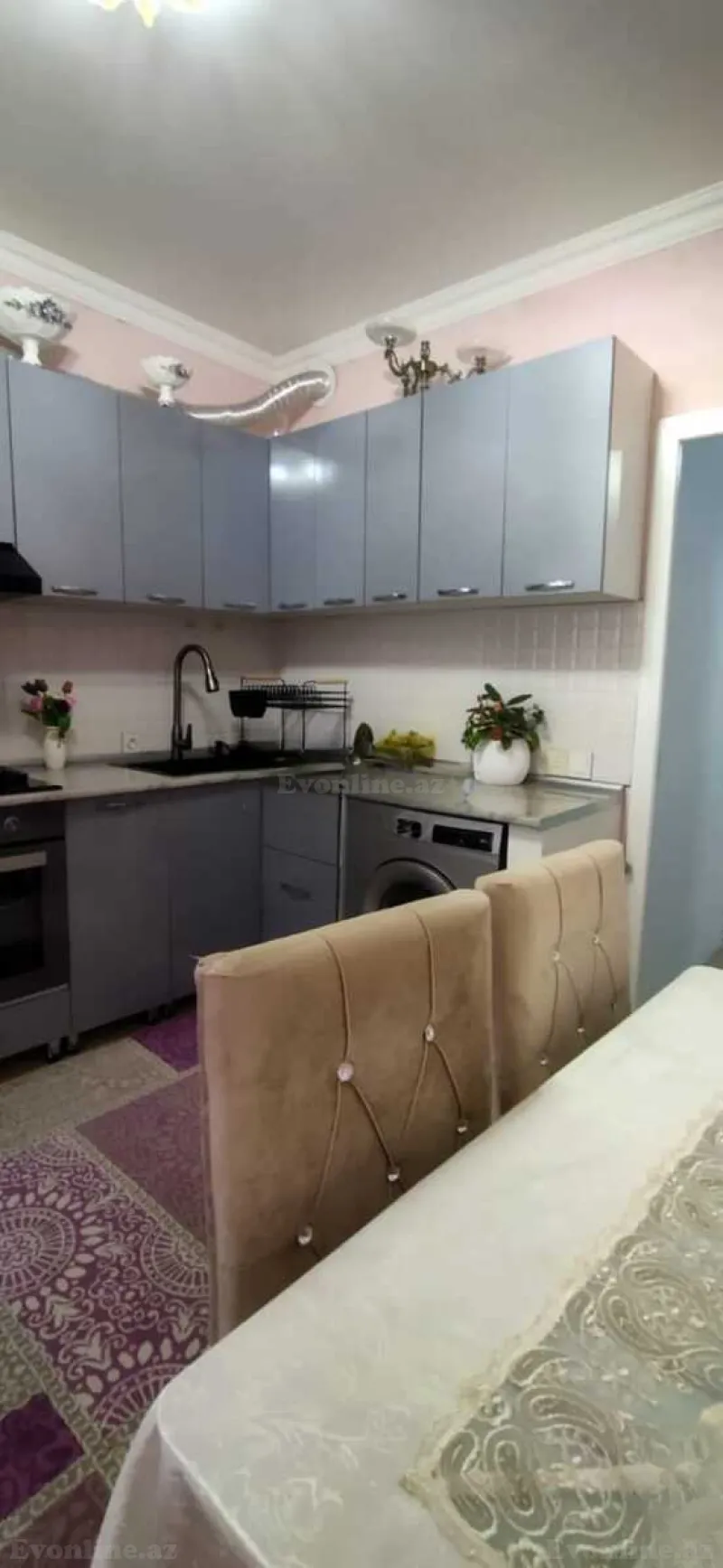 Satılır 3 otaqlı Mənzil Köhnə tikili 70 m² Bakı, Xətai r., Həzi Aslanov — Mənzil, Bakı (8)