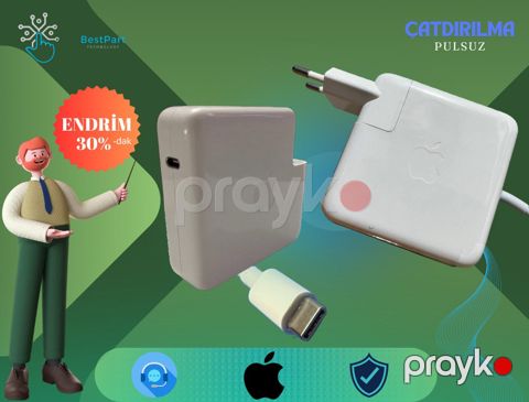 "Apple MacBook 60W MagSafe 2 T-type" adapteri — BestPart`s Technology