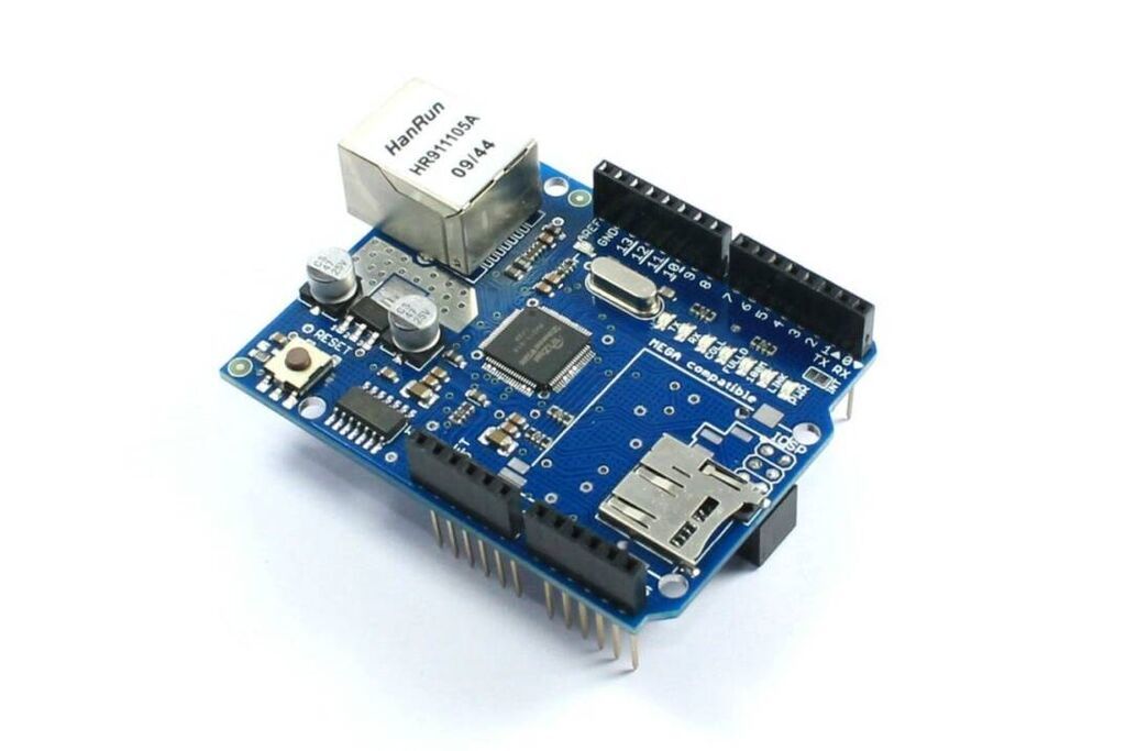 Arduino Ethernet Shield Wiznet W5100 - W5100 çipi ilə Ethernet şəbəkə — Digər, Bakı (3)