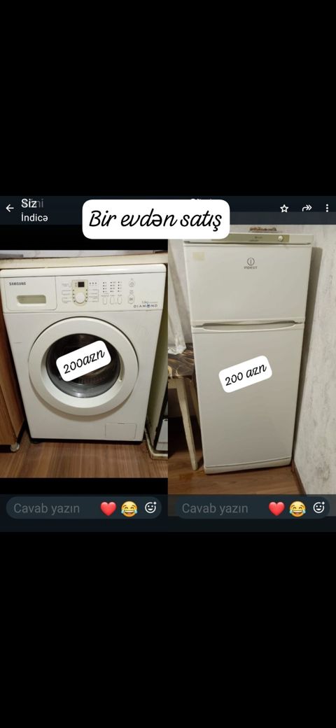 Bir evdən satış həm paltaryiyan həm soyidıcu hərəsi 200 azn tam — Bakı
