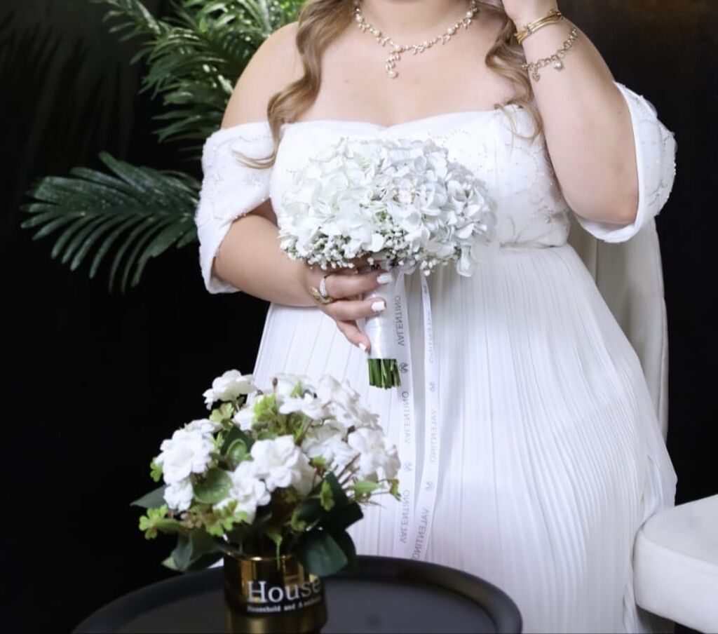 Don, gecə geyimi - Model: off-shoulder (çiyindən açıq), maxi uzunluq — Toy paltarı, Bakı (3)