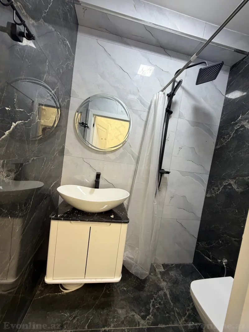 Satılır 3 otaqlı Mənzil Yeni tikili 65 m² Bakı, Yasamal r., İnşaatçılar m., Yeni Yasamal — Mənzil, Bakı (6)