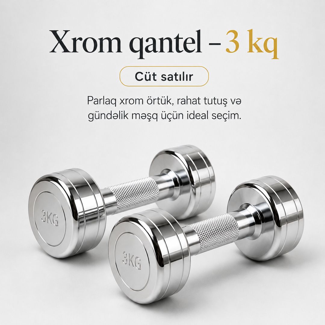 Qantel, xrom, 3 kq — Mallar, Bakı