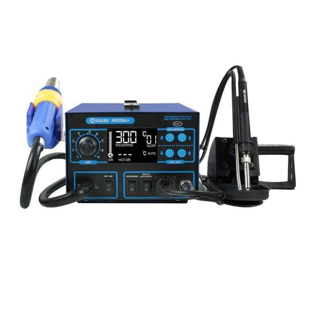 Sunline 992DA+ Lehim Sökmə və İsti Hava Üfürmə Stansiyası - P.I.D — Lehimlə avadanlığı, Bakı (2)