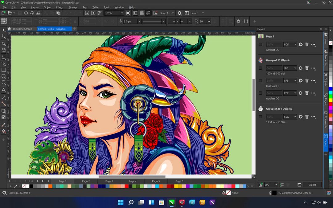 Corel Draw Proqramından dərslər — Sport, rəqs, Bakı (2)