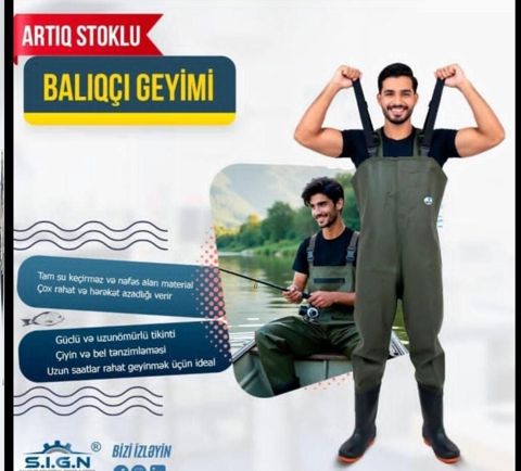 Kombinezon rezin geyim kod- tb23155-38 su keçirməyən çəkmə Qiymət — Bakı