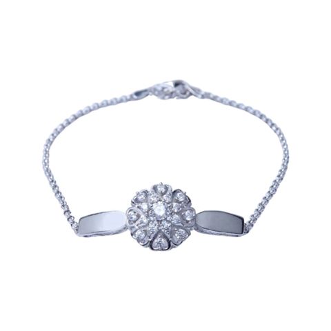 Gümüş qolbaq Azgold 90, Gümüşü/Şəffaf — Bakı