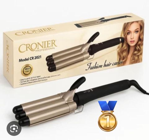 Cronıer Professional Fashion Hair Curler – Model CR 2021 - 3 borulu — Bakı