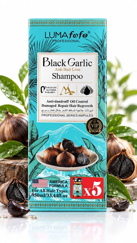 Şampun Black Garlic Anti Hair Loss 950 ml — Bakı