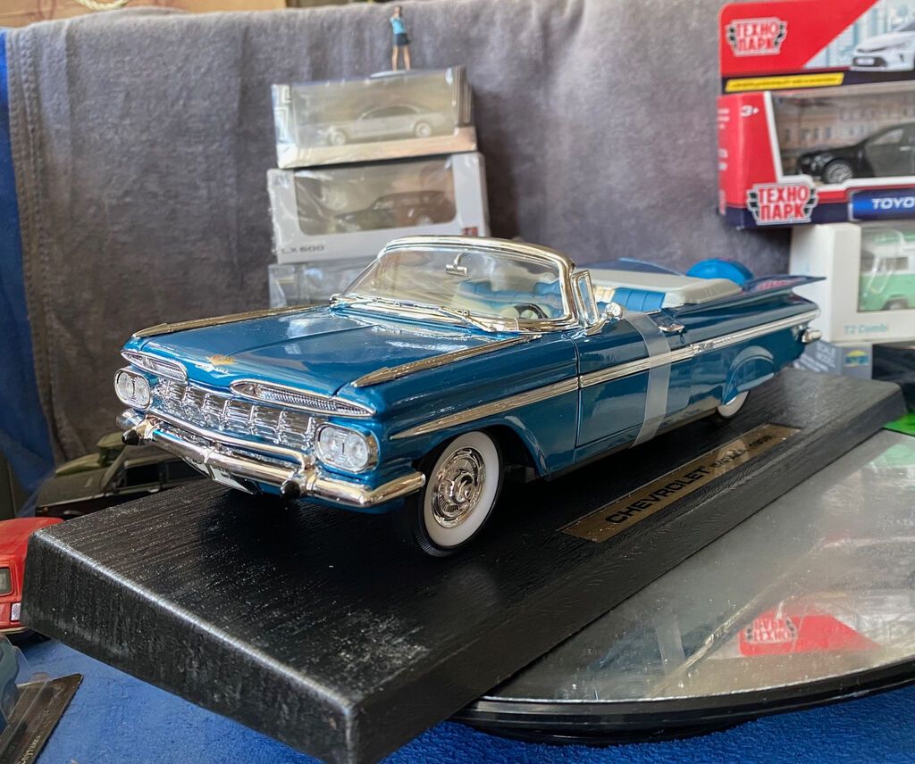 Chevrolet, 1959 il, 1:18, Dəmir, Ödənişli çatdırılma — Modellar, Bakı (5)