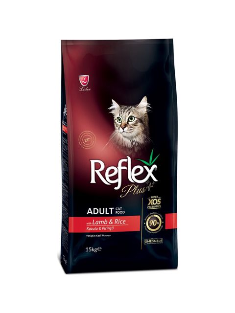 Quru yem Reflex, yetkin pişiklər üçün, quzu əti ilə,1 kq — Bakı