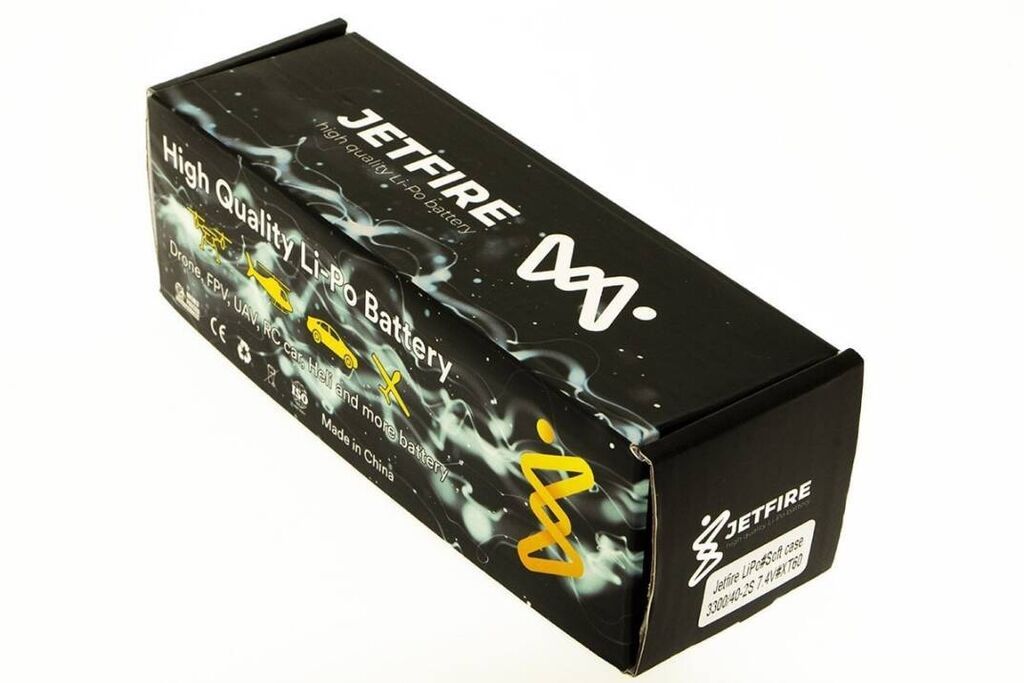 JetFire 7.4V 3300mAh 40C Li‑Po 2S batareya Yüksək keyfiyyətli A sinif — Akkumulyatorlar, Bakı (2)