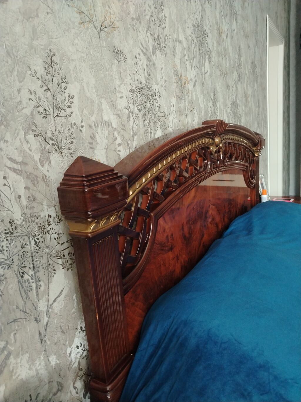 İşlənmiş, İkinəfərlik çarpayı, Bazasız, Matrassız, Siyirməsiz — Yataqlar, Gəncə (4)