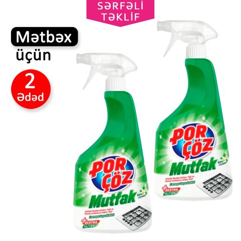 Mətbəx üçün universal təmizləyici sprey Por Çöz 1500 ml — Bakı