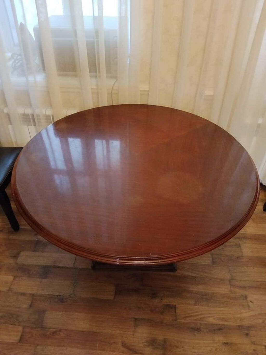Dairəvi yemək masası - Ölçü: diametri 130 sm - Material — Masalar, Bakı (4)