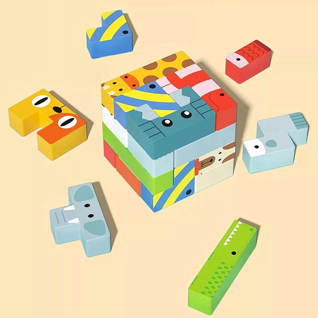 İnkişaf etdirən oyuncaq Animal Tetris O-321, 3 yaşdan, 27 hissə — Mallar, Bakı (2)
