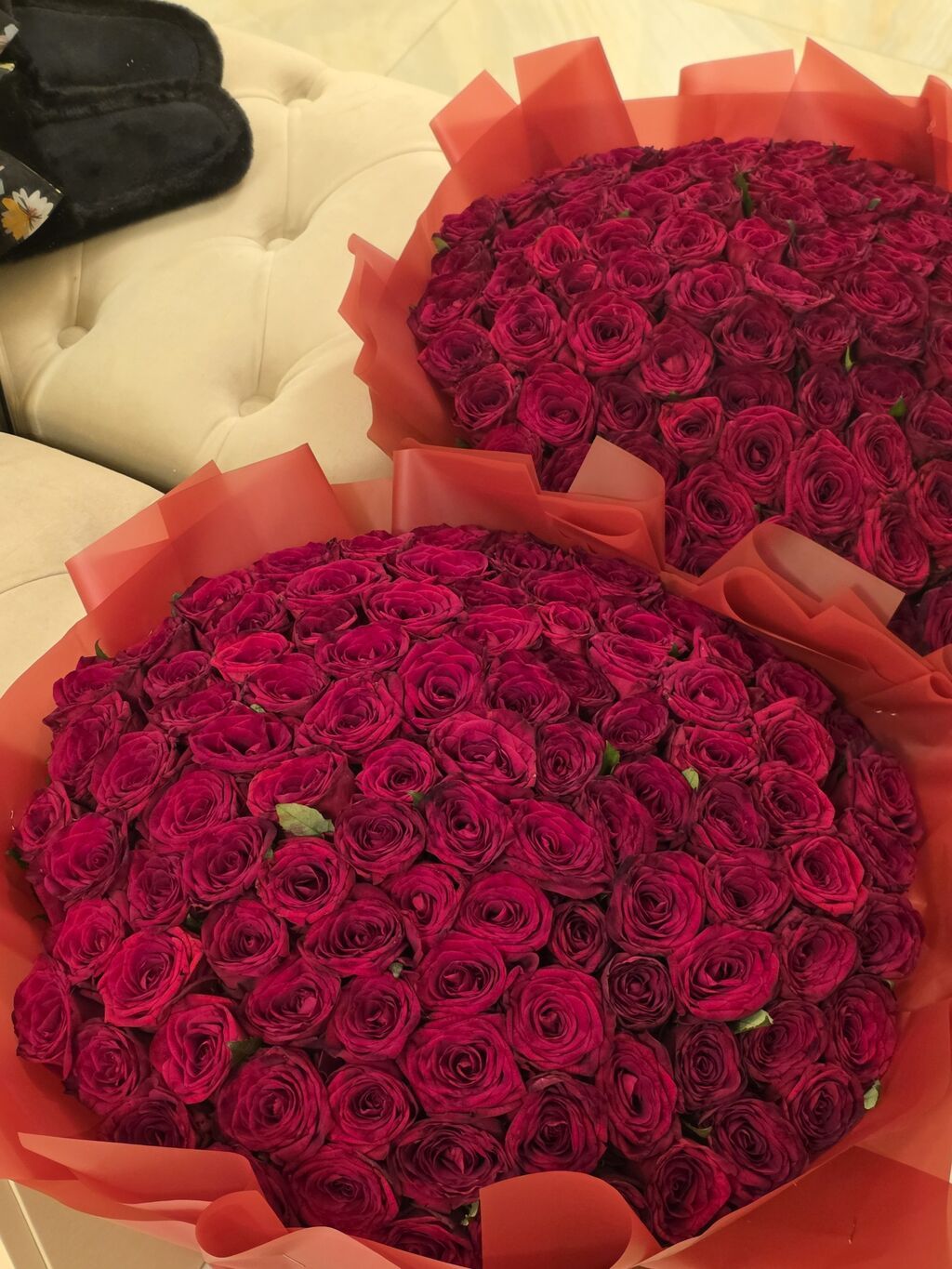 Yeni 30 sentyabr buket 101 rosa sevgilivize hediye edin — Çiçəklər, Bakı (2)