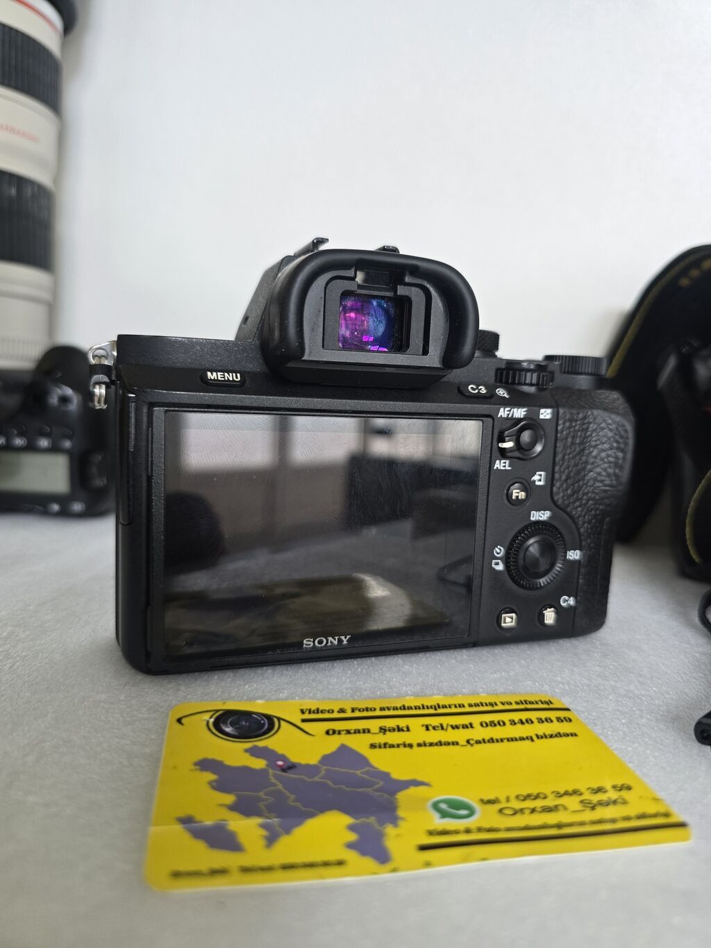 Sony Alpha 7 II FullFream. Kamera E-mount sistemlidir və dəyişən — Fotoaparat, Şəki (2)
