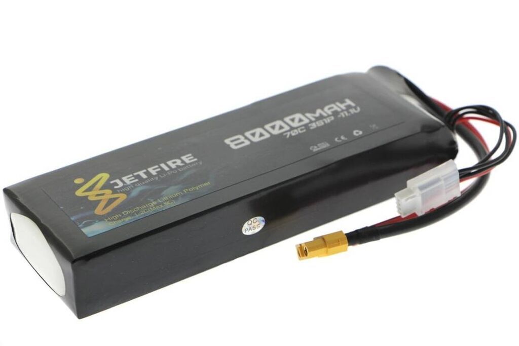JetFire 11.1V 8000mAh 70C Li-Po 3S Batareya Yüksək cərəyan tələb edən — Akkumulyatorlar, Bakı (2)