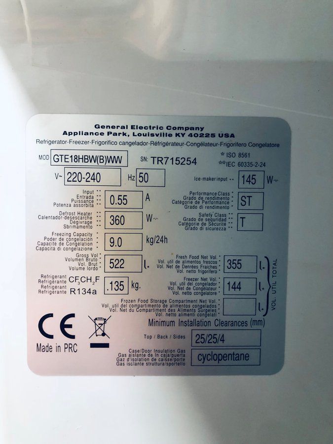Bakida təzə 522 L General Electric Soyuducu xaladenik — Soyuducular, Masazır (7)