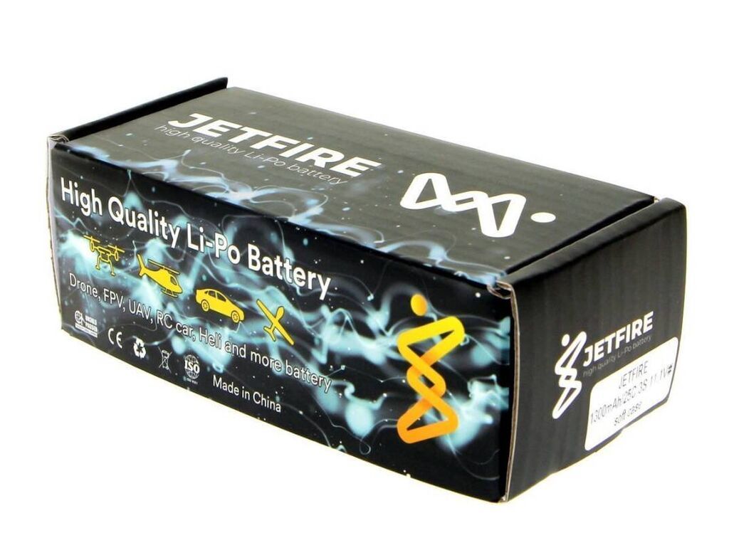 JetFire 11.1V 1300mAh 25C Li-Po 3S Batareya Yüngül, yüksək cərəyan — Smartfon ehtiyat hissələri, Bakı (3)