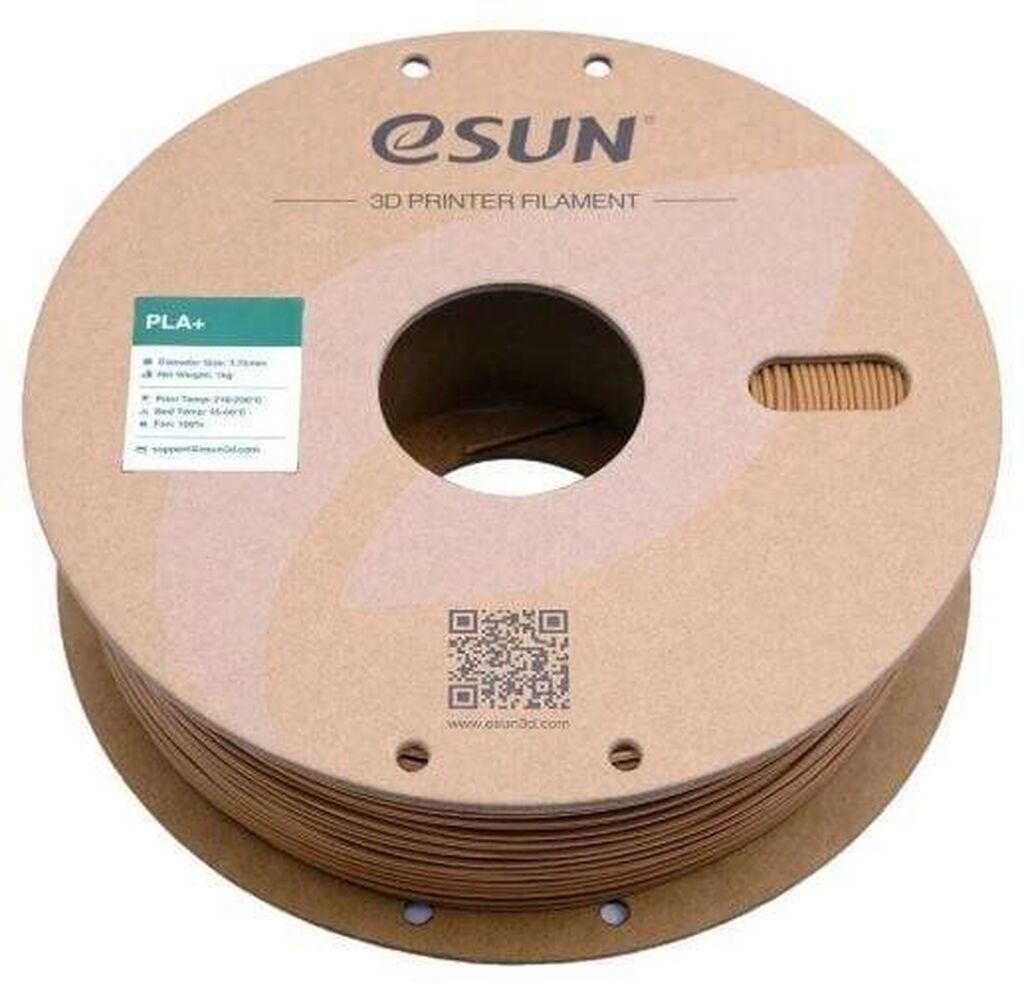 Esun PLA Plus 1.75 mm Filament – Açıq Qəhvəyi, 1 kq PLA+ – asan çap — İstehlak malları və aksesuarlar, Bakı