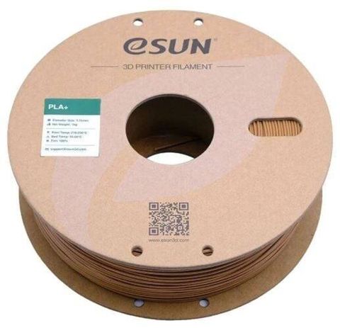 Esun PLA Plus 1.75 mm Filament – Açıq Qəhvəyi, 1 kq PLA+ – asan çap — Bakı