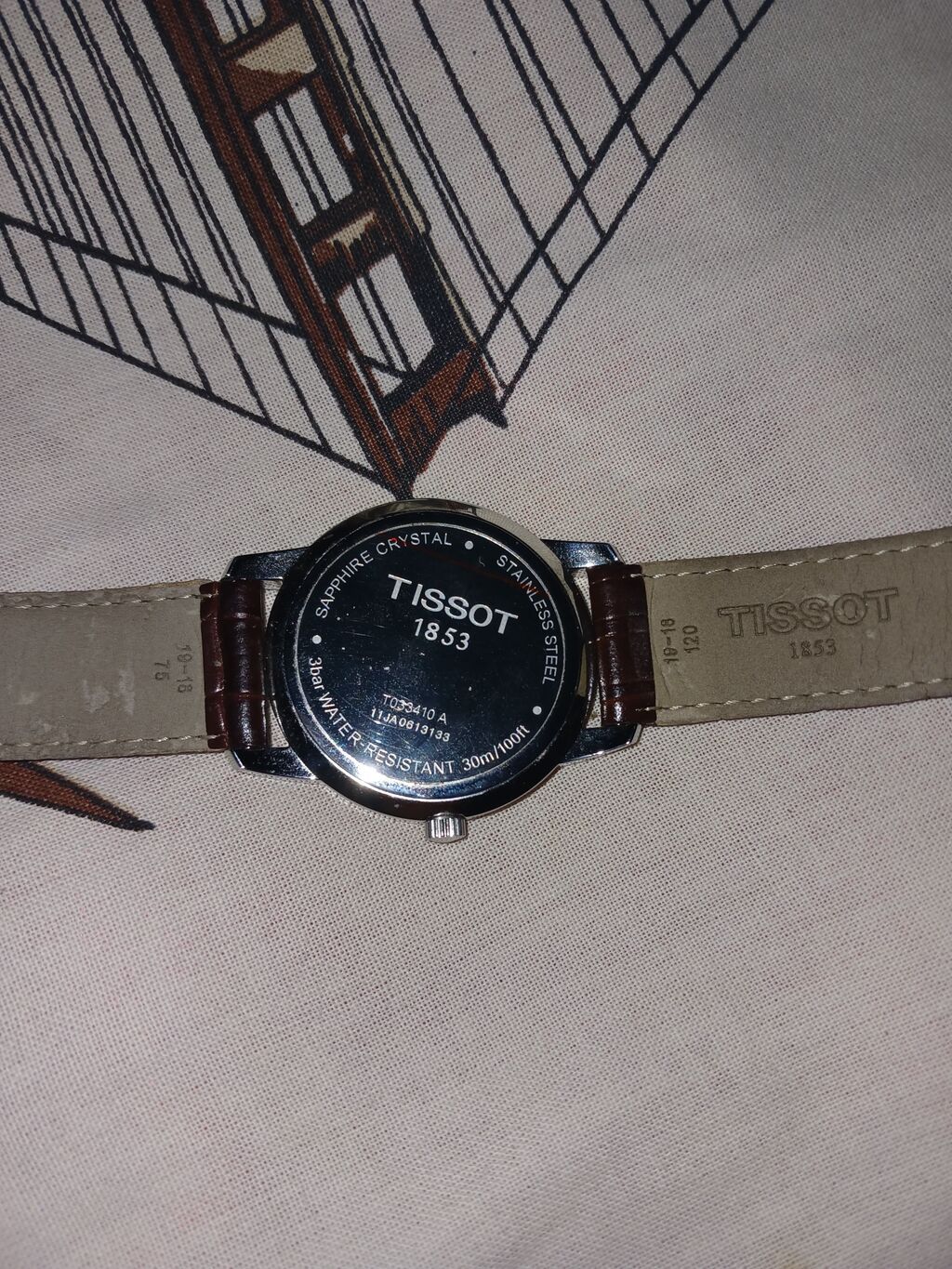 Tissot klassik kişi qol saatı – orijinal qutu və sənədlərlə Kəmərinde — Qol saatları, Bakı (5)