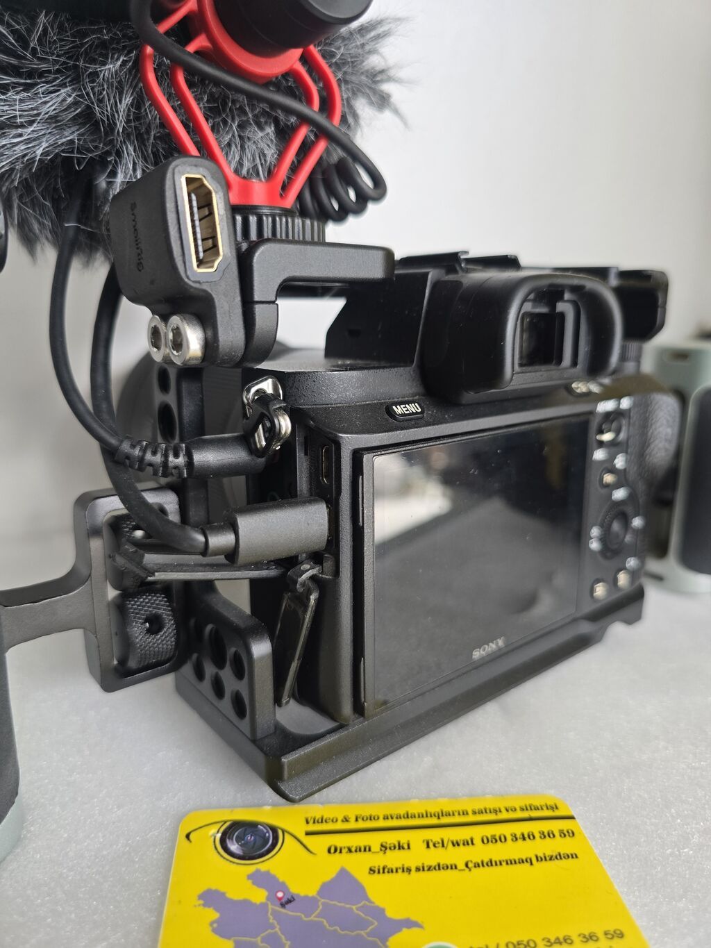 Sony Alpha a7 II foto-video çəkiliş üçün Tam kamplekt. Şəkildə nə — Fotoaparat, Şəki (5)