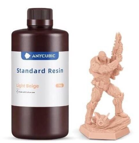 Anycubic Standard Resin – Açıq Bej, 1 kq 3D resin printerlər üçün — Bakı