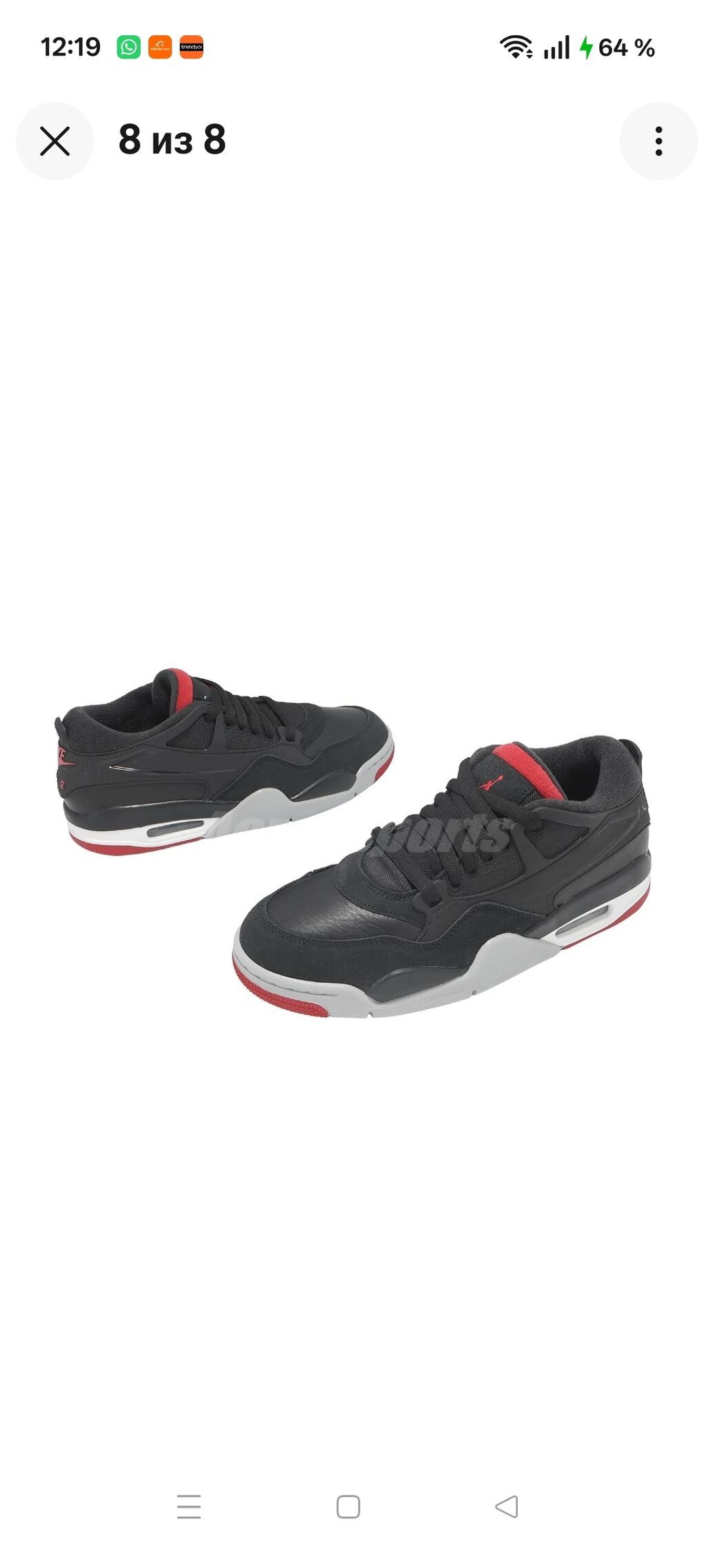 Original Nike Jordan brendi kişi idman ayaqqabısı, razmer 46, rahat — Krossovkalar, Bakı (5)