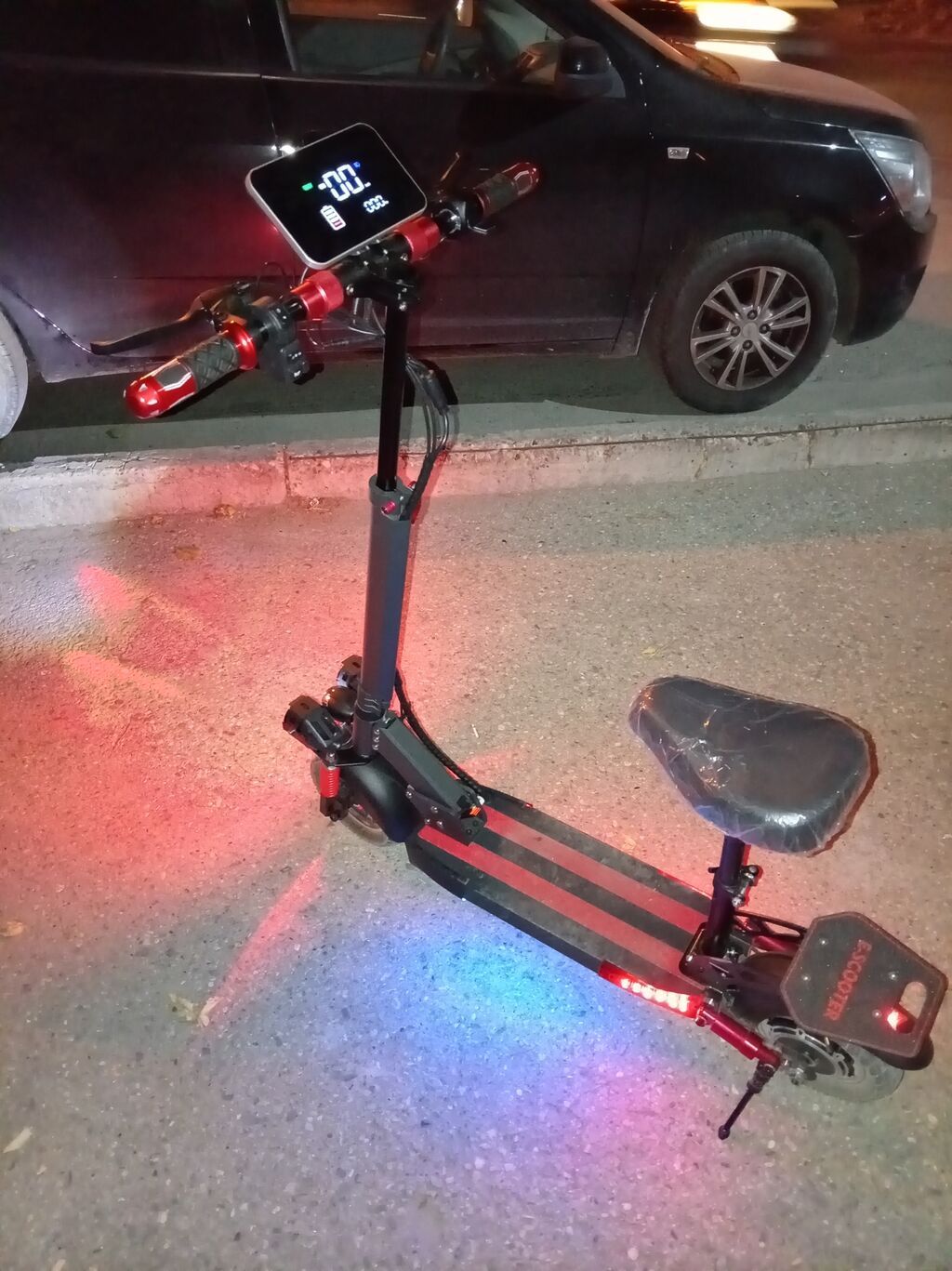 Yeni Elektrik samokat 12", 751 - 1000 Vt, 45 km/s, Ünvandan götürmə — Skuterlər, Bakı (4)