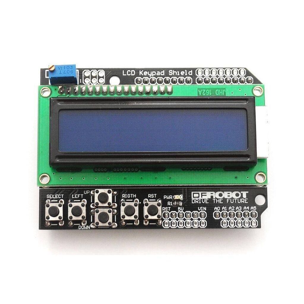 Arduino LCD və Klaviatura Shield 2x16 LCD ekran və 6 düyməli (5 — Klaviaturalar və siçanlar, Bakı (3)