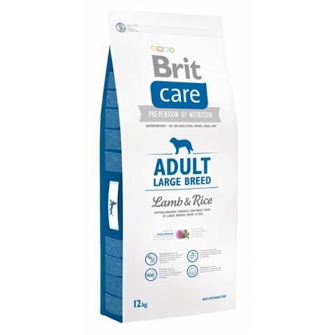 Quru yem böyük cinslərin yetkin itləri üçün Brit Care Adult Large Breed Lamb & Rice 12 kq — Bakı