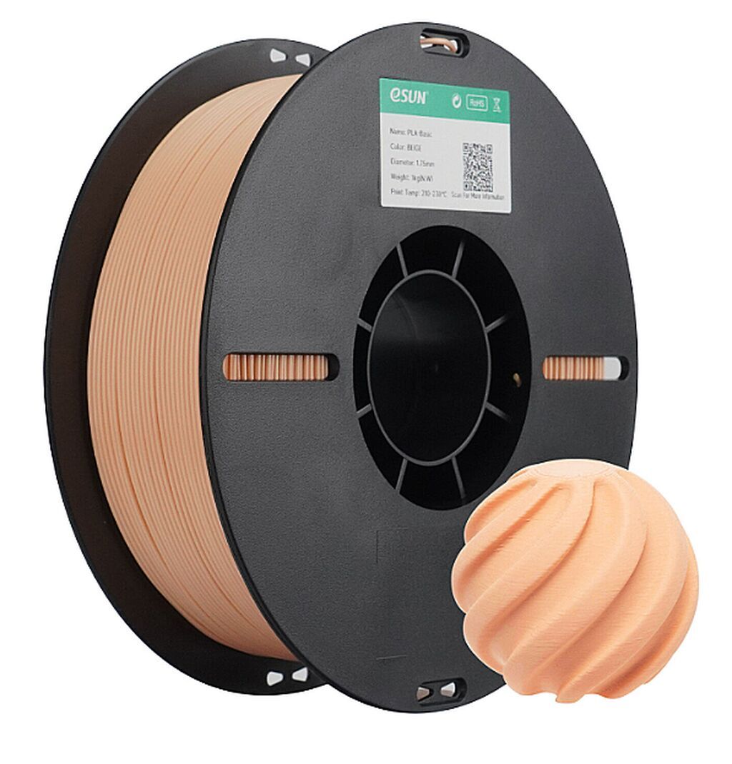Esun PLA Basic 1.75 mm Filament – Bej, 1 kq PLA-Basic modifikasiya — İstehlak malları və aksesuarlar, Bakı