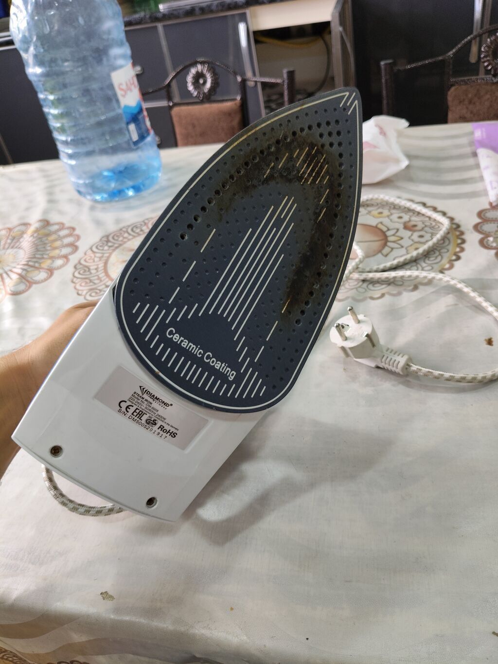 Diamond buxarlı ütü – 2400W Xüsusiyyətlər: - Güc: 2400W – sürətli — Ütü, Zərdab (3)